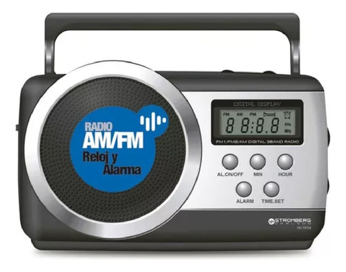 Radio Portátil Stromberg Rd7818 C/ Display Digital Am-fm Cts