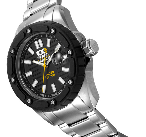 Reloj Caterpillar Hombre Shockmaster 100 Años Sts714811121 Silver Negro Negro