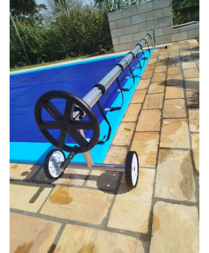 Enrolador Para Capa Térmica Piscina 4,50x15m Robusta
