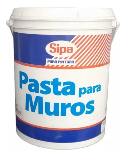 Pasta Muro Acrílica Sipa Galón 6kg Terminación Blanca