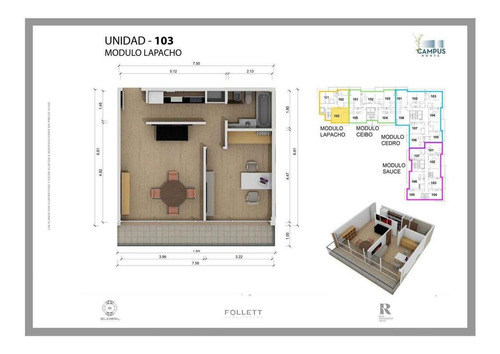Imagen 29 de 30 de Campus Norte Venta 2 Ambiente Con Amenities