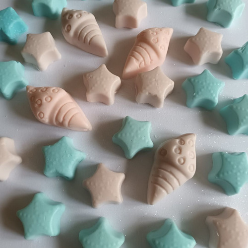 Jaboncitos Estrellas De Mar X 30u. 2,5 Cm Para Souvenirs