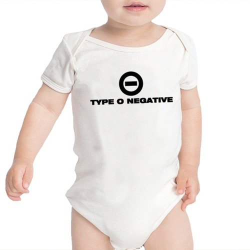 Body Infantil Type O Negative - 100% Algodão