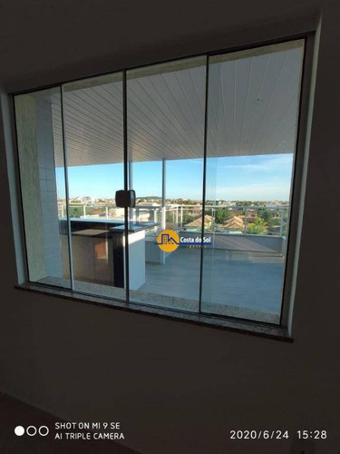 Maravilhosa Cobertura Com 3 Dormitórios À Venda, 134 M² Por R$ 350.000 - Atlântica - Rio Das Ostras/rj - Co0044