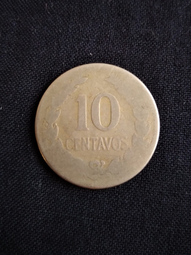 Moneda El Salvador Niquel 10 Centavos 1925. J