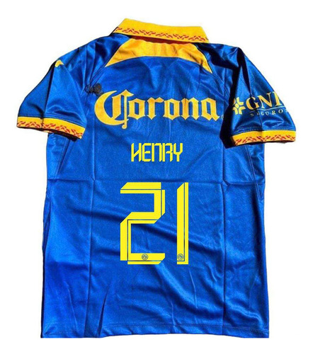 Jersey Playera America Visita Aficionado 23/24 L Henry 21 