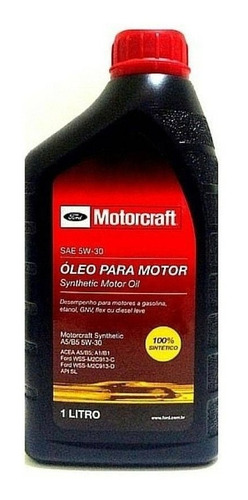 Caixa De O. Lubrificante Do Motor Motorcraft 5w30 100%   