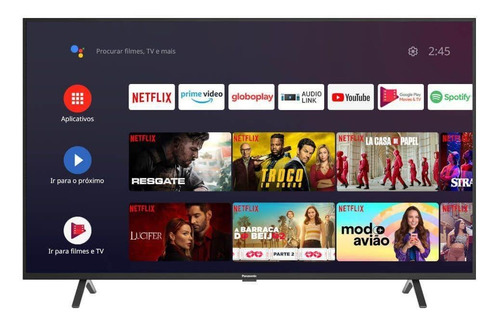 Imagem 1 de 4 de Smart Tv Led Panasonic 50 4k Ultra Hd Com Comando De Voz