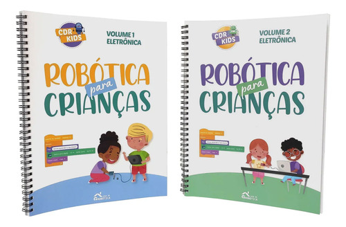 Kit Eletrônica Cdr Kids 2 Livros Para Crianças Com 8 Anos+