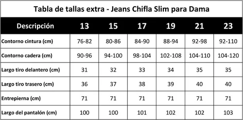 Talla 38 online pantalon mujer mexico