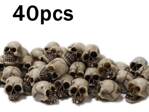 40 Piezas De Calaveras Humanas, Calaveras De Esqueleto Reali