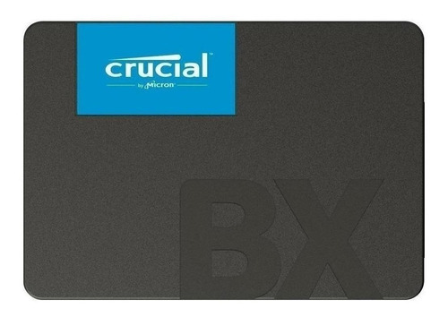 Imagen 1 de 2 de Disco sólido SSD interno Crucial CT240BX500SSD1 240GB negro