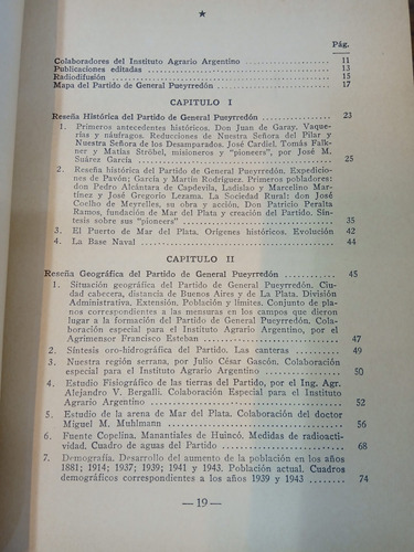 Imagen 3 de 6 de Reseña Histórica Geográfica Partido Gral. Pueyrredón 1945