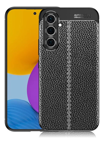 Funda Para Samsung A54 5g Leather Case Antideslizante Negro