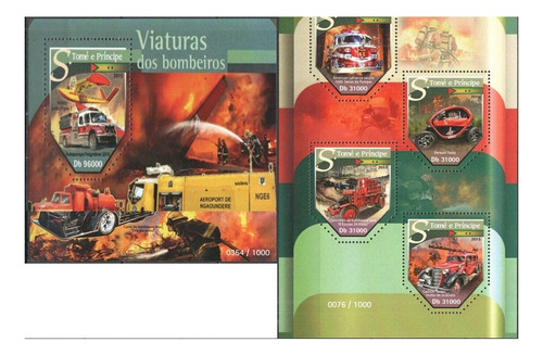 2015 Bomberos- Camion Bomberos- Santo Tome (bloques) Mint