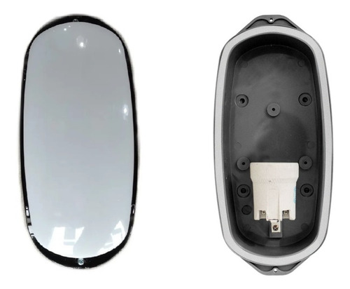 Tortuga Aplique Exterior Interior Lampara Led E27 Estanca Estructura Negro