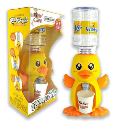 Dispensador De Agua Infantil Patito + Pilas Con Luz Y Sonido