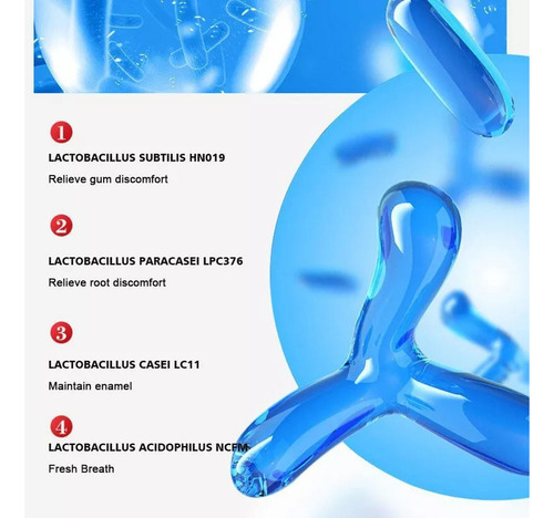 3 Unidades De Pasta Dental Blanqueadora Probiótica Sp-4
