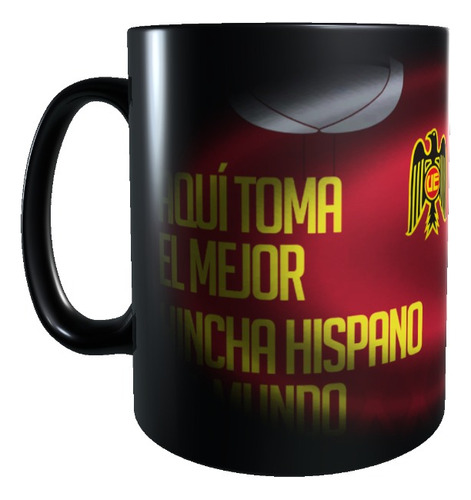 Taza Mágica Union Española Con Apellido Mejor Hincha Tazon