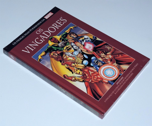 Hq Os Vingadores - Salvat Capa Vermelha Nº 01 - Lacrada