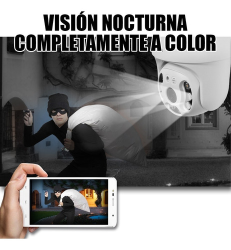 Imagen 3 de 10 de Kit Cctv 4 Camaras Wifi Inalambricas Vision Nocturna Color