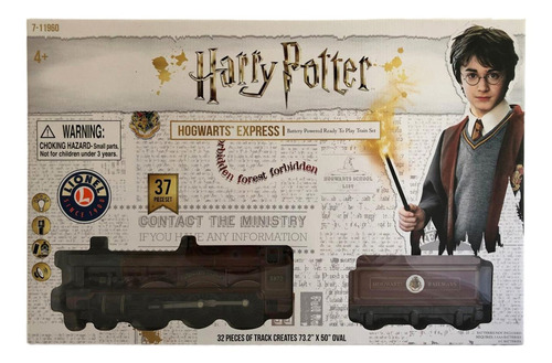 Harry Potter Trem Express Hogwarts Lionel  7-11960 Som E Luz