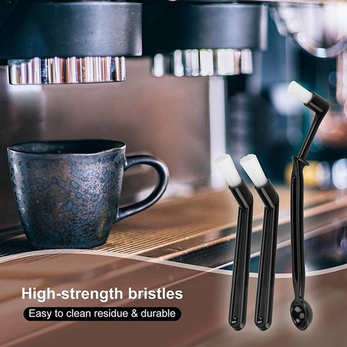 Cepillo Para Máquina De Café, 5 Unidades, Con Cuchara, Molin