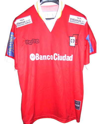 Deportivo Español Dana 2013 Match Worn Talle 5 Banco Ciudad (Usado)