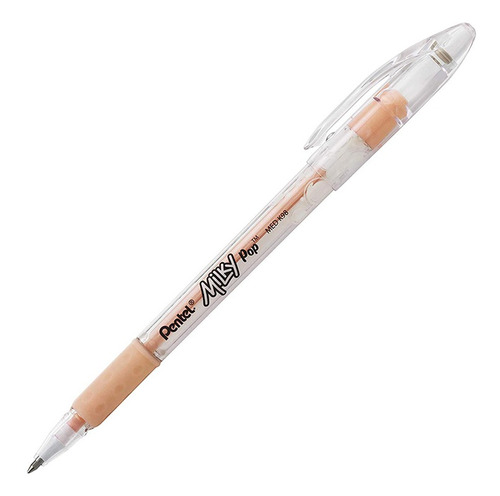 Boligrafo Pentel K98-lf Milky Naranja Pastel Ink - Mosca