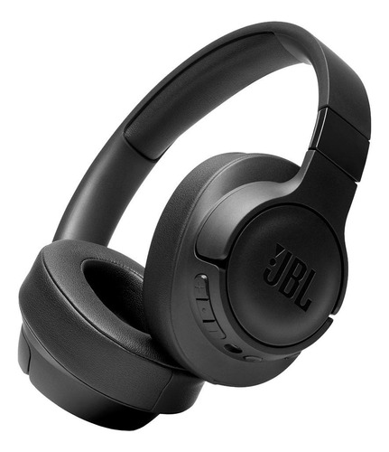 Fone de ouvido over-ear sem fio JBL Tune 750BTNC JBLT750BTNC black com luz LED