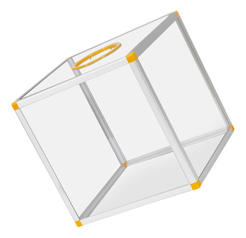A Caixa De Sorteio Limpa Caixa De 20x20x20cm Seis Lados