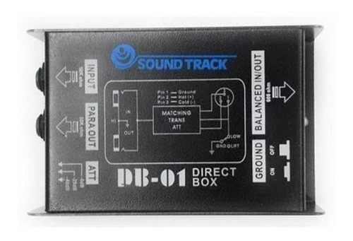 Caja Directa Soundtrack Pasiva Metálica Db-01