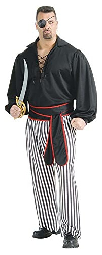 Traje Del Tamaño De Los Hombres Buccaneer Rubie, Plus, Como 