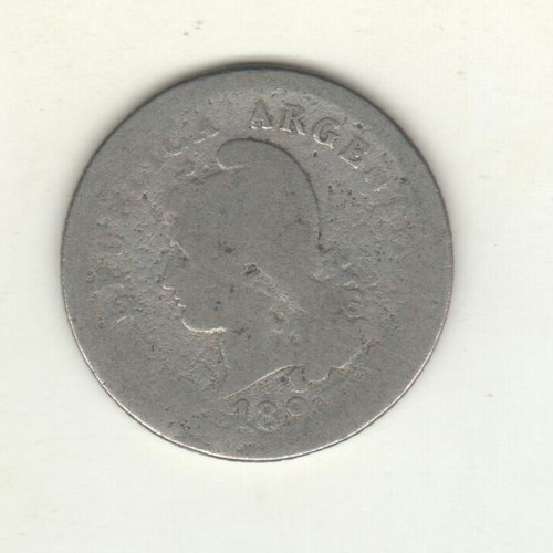 Argentina Moneda De Niquel De 10 Centavos Año 1897