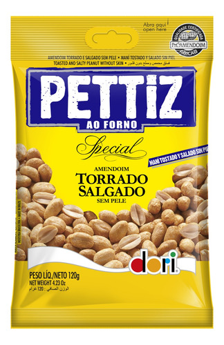 Amendoim Dori Pettiz Special Torrado 120 g