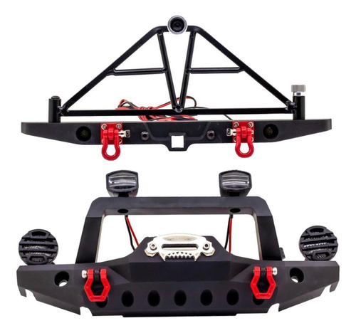 Rc Parachoques Para Axial Trx4 Conjunto Delantero Trasero