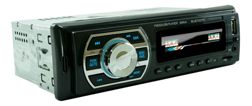 Electroland ORGT Color Negro Estéreo para auto con USB, bluetooth y lector de tarjeta SD
