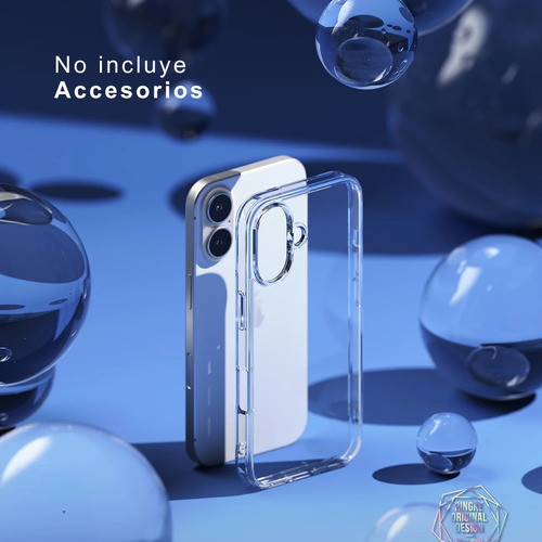 Funda Ringke Para Iphone 16 Fusion Clear Transparente Iphone 16