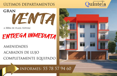 Exclusivo Desarrollo, Solo 6 Departementos, Listo Para Entrega. A Una Cuadra De Plaza Tepeyac