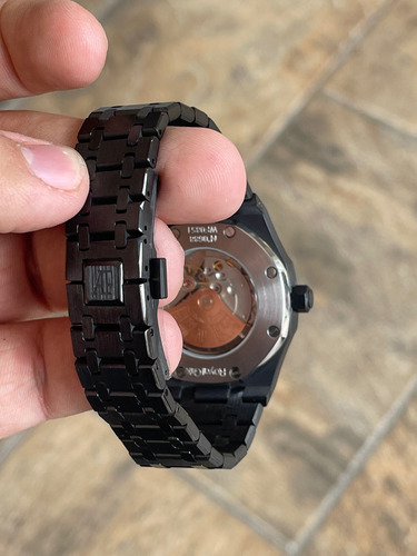 Audemar.s Pigue.t Royal Oak 41mm Automático Negro Acero Pvd Negro Negro Negro (Usado)