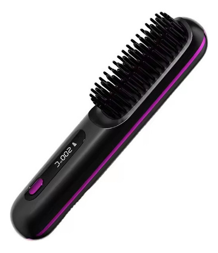 Escova De Cabelo Pente Sem Fio Fast Heating Usb Portátil
