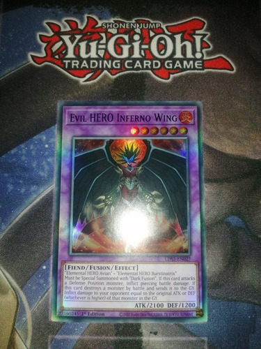 Evil Hero Inferno Wing Yu-gi-oh! Original Konami