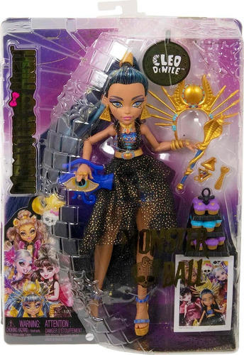 Monster High Muñeca Baile Monstruoso Cleo De Nile