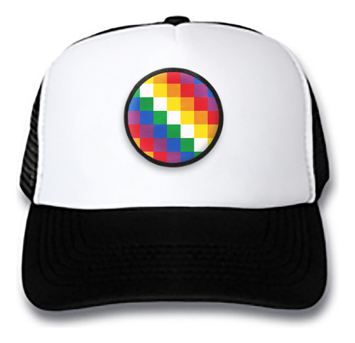 Gorra Gorro Trucker Pais Bandera Diversidad Ban4