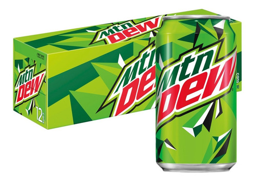 Refresco Mountain Dew 12 Pack 355 Ml Importado