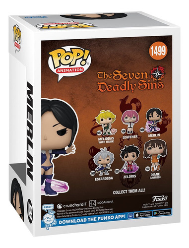 Funko Pop Merlin #1499 Seven Deadly Sins Anime