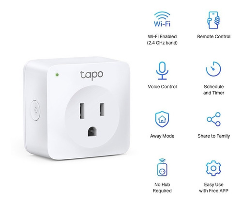 Tapo P100 Mini Enchufe Tp-link Mini Smart Wi-fi Plug