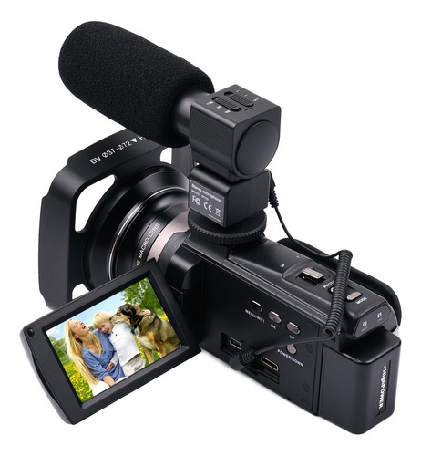 Andoer 4k 60fps Ultra Hd Cámara De Vídeo Digital Dv Videocám