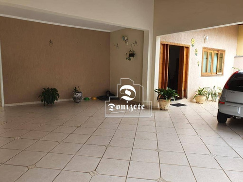 Casa Com 3 Dormitórios À Venda, 320 M² Por R$ 1.170.000,00 - Vila Homero Thon - Santo André/sp - Ca1355