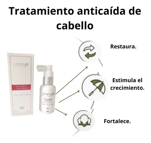 Caida De Cabello,60 Ml. Linea D Tratamiento Restaurador Pelo